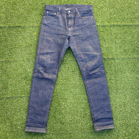 Uniqlo Men's Raw Selvage Denim Jeans - Picture 1 of 6